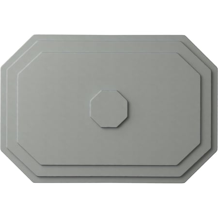 Ekena Millwork Felix Ceiling Medallion, 25 1/4"W x 17 1/4"H x 1 3/4"P CM25FE